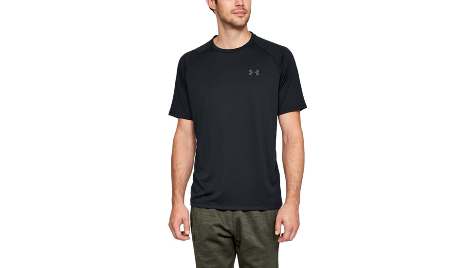 Under Armour UA Tech Short Sleeve Tee 2.0 - Mens, Black, Small, 1326413001SM