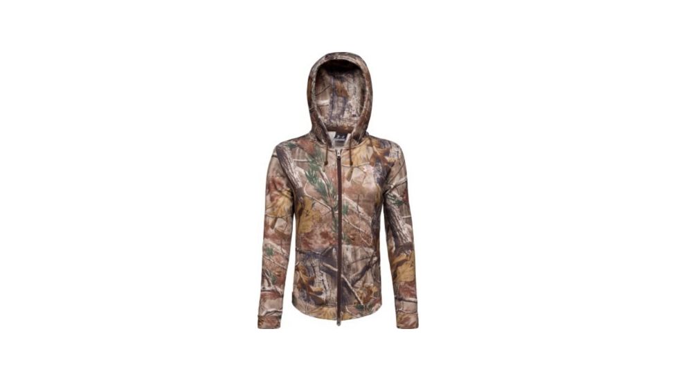 Under Armour Women's ColdGear Camo Hurlock Full Zip Hoody - Realtree AP Camo Color 1004710-340