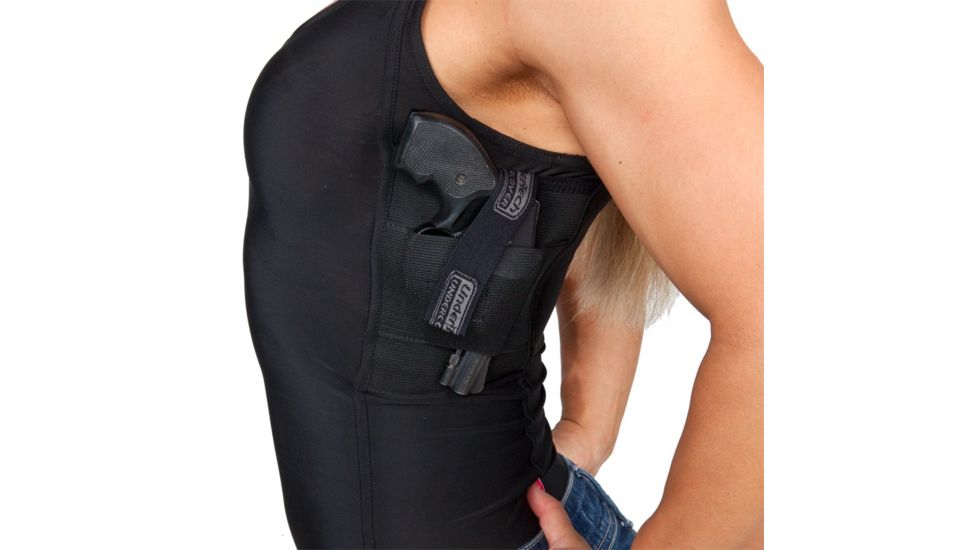 UTUC Women's Concealment Tank Top, Black