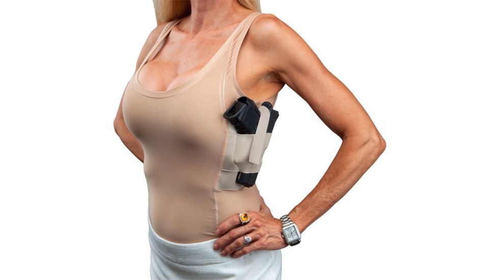 UTUC Women's Concealment Tank Top, Nude