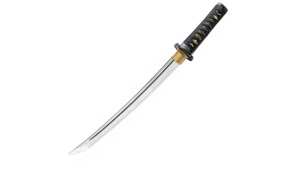 United Cutlery Shikoto Lonquan Master Tanto Knife, 12.75 T10 High-Speed Tool Steel tanto blade, Black rayskin handle, UC3213