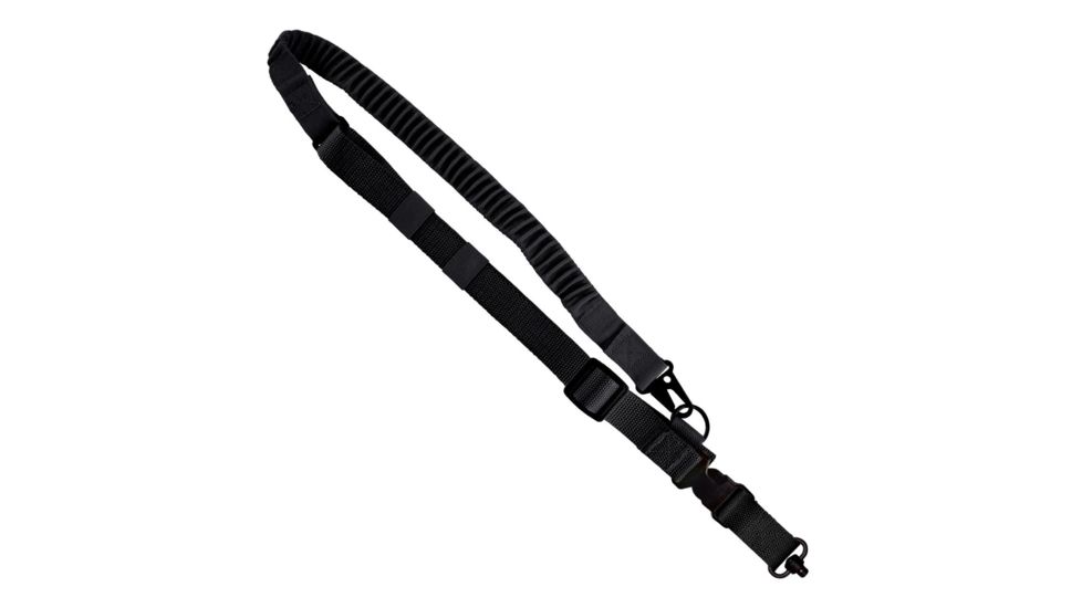 United States Tactical C3 - 2-to-1 Point Shock Webbing Sling, 1.25in, QD Swivel, Black, UST-SLC00301QD