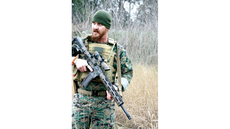 United States Tactical C3 - 2-to-1 Point Shock Webbing Sling, 1.25in, HK Hook, Coyote, UST-SLC00302QH