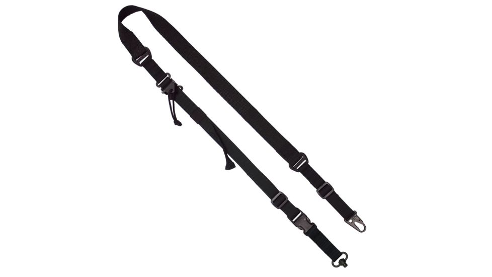 United States Tactical D2 - 2-Point Rapid Fit Sling, 1.25in, QD Swivel, Black, UST-SLD00201QD