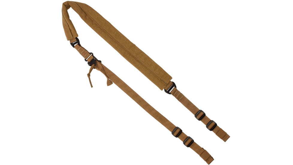 United States Tactical D3 - 2-Point Open Ended Rapid Fit Padded Sling, 1in, Coyote, UST-SLD00302OE