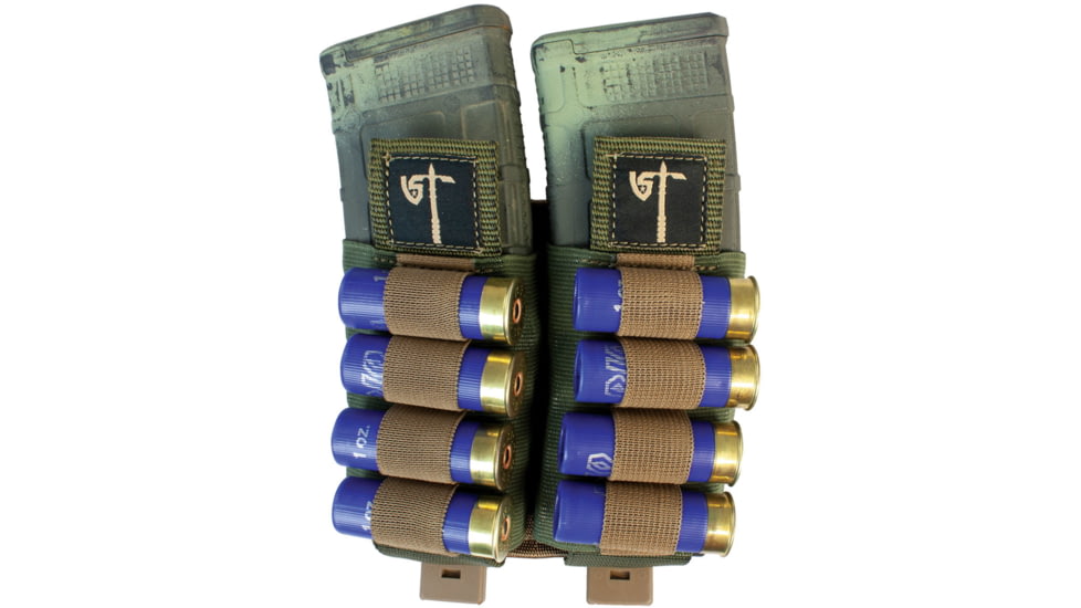 United States Tactical Double Mag Shotgun Pouch, Olive Drab, UST-MOL03403