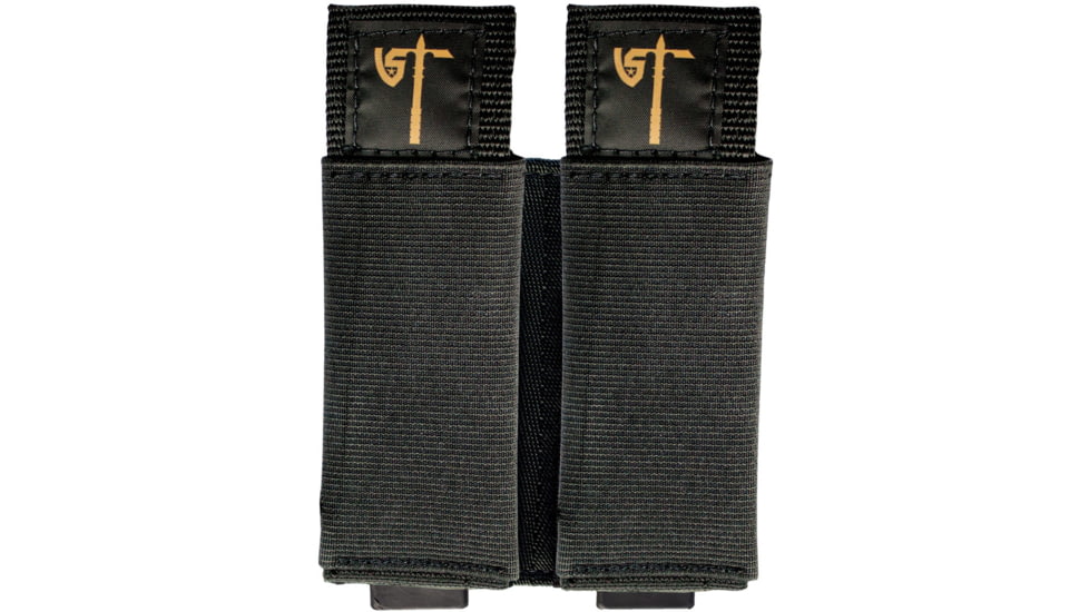 United States Tactical Rifle Mag Pouch, Double, Black, UST-MOL01901