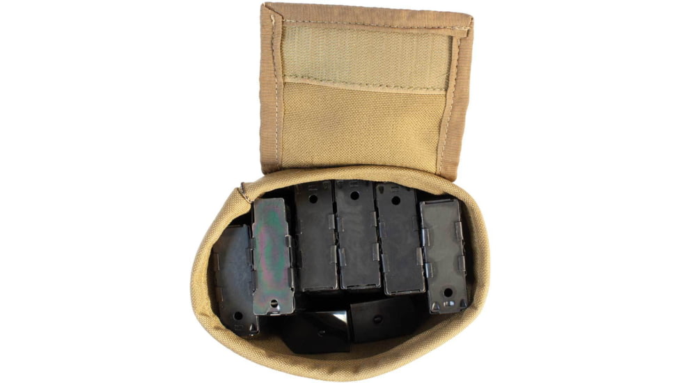 United States Tactical Rifle Mag Dump Pouch, Coyote, UST-MOL01502