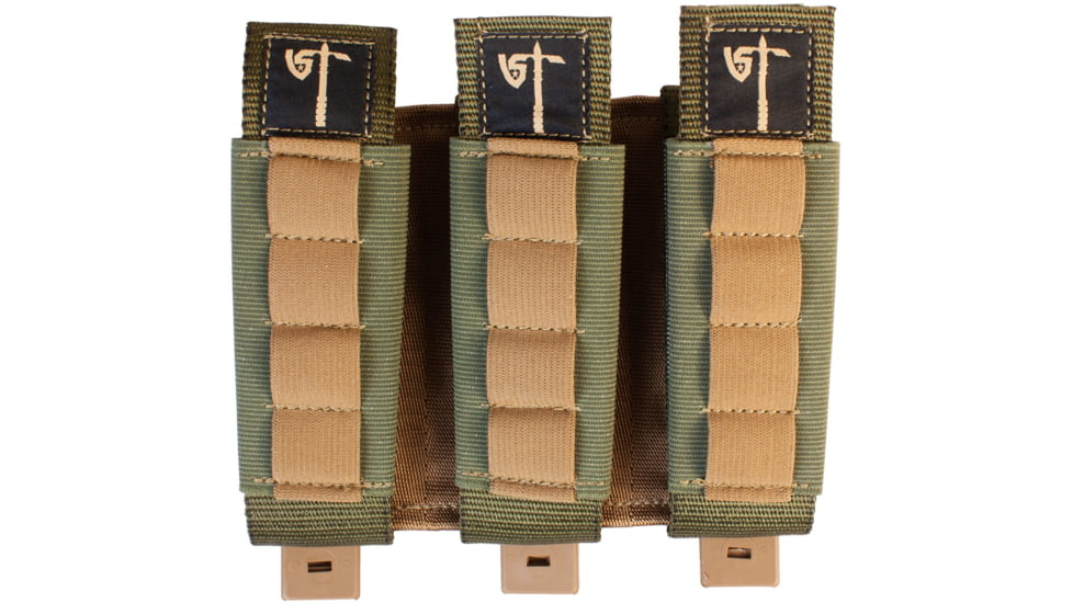 United States Tactical Mag Shotgun Pouch, Triple, Olive Drab, UST-MOL03503