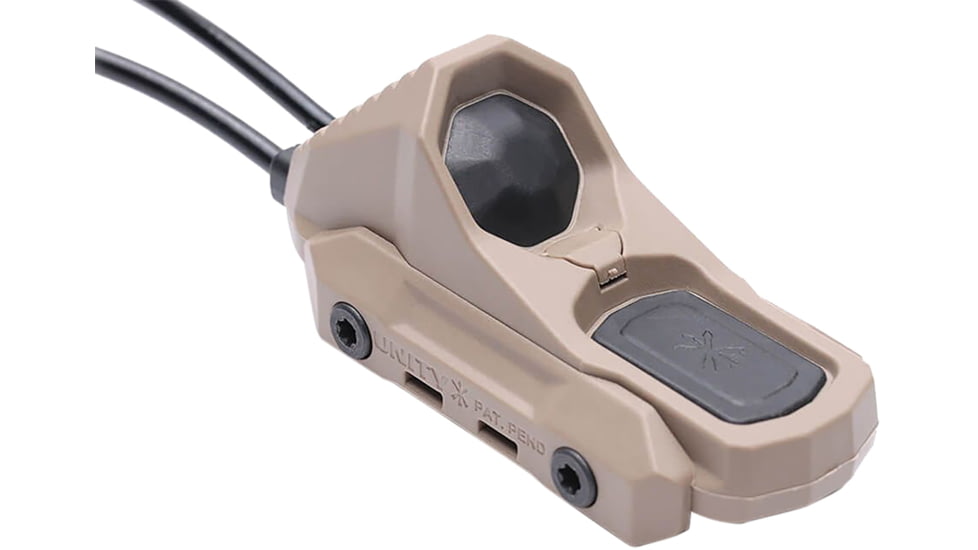 Unity Tactical AXON Dual Button Remote Switch for Surefire/CraneLaser, 7in Cable, FDE, AXNSI7F