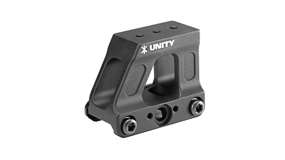 Unity Tactical MRDS Mount, 2.26&quot; Height, Cross Bolt Mount, RMR Footprint, Anodized Finish, Black, FST-MRDB