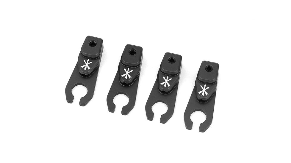 Unity Tactical Sordin Arc Rail Adapter Kit - BTH, Black HLM-SABB