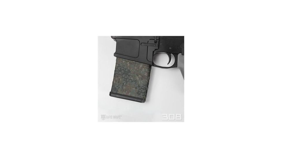 US Night Vision .308 Mag Wraps Tiger Stripe 20-Shot Magazine, Tiger Stripe Grey 308M69