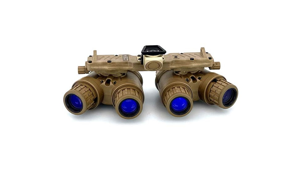 US Night Vision ARGUS Panoramic Night Vision Goggle - Gen III White Phosphor, FDE, 8x6x5in, APNVG-E-WP
