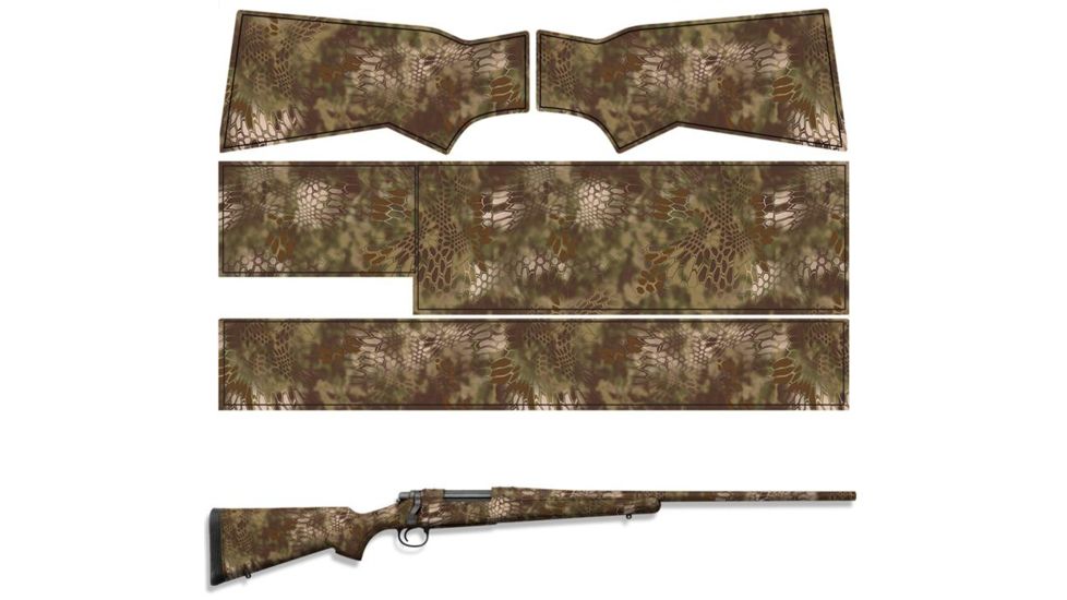 US Night Vision KRYPTEK Camo Pre-Cut Universal Rifle Skin Vinyl Wrap, 20x30in, Mandrake 036533