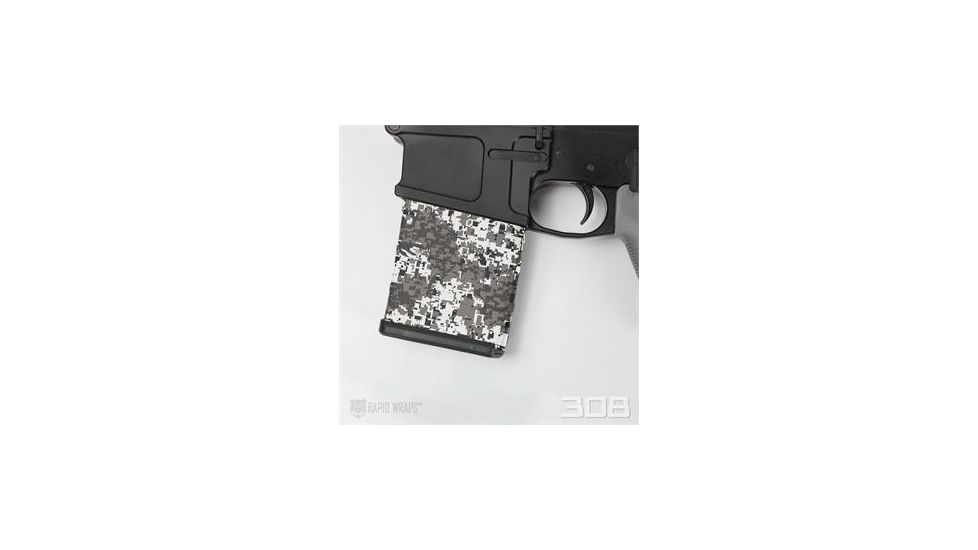 US Night Vision Mag Wraps - 308 20-Shot Magazine Tiger Stripe Deep Woods Snow, Camo Pattern, 20-Shot 308 Mag 308M66
