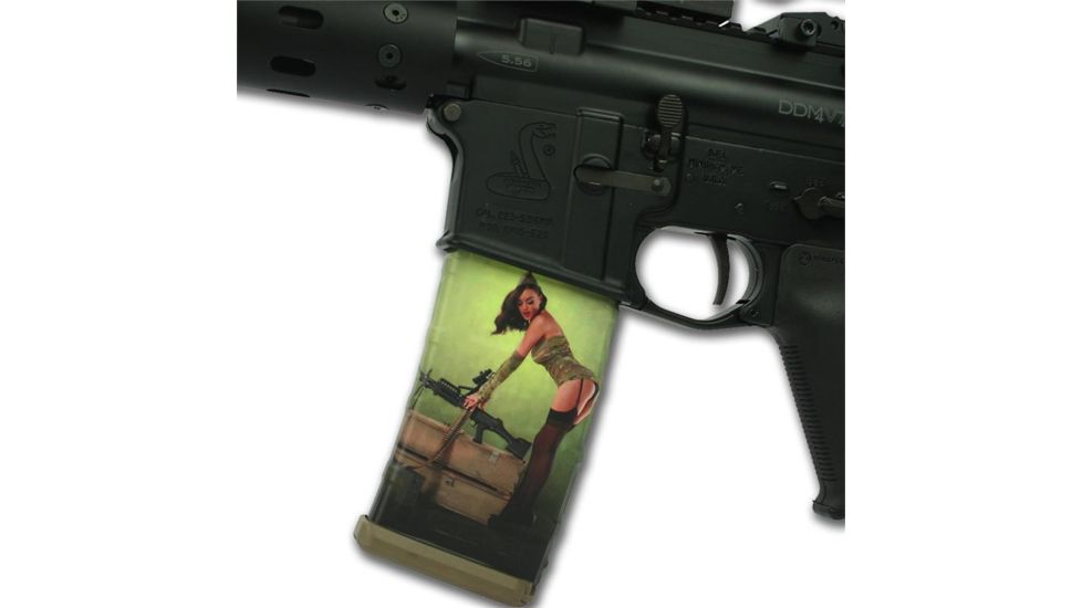 US Night Vision Mag Wraps AR Rifle 30-Shot Magazine Hot Shots Calendar 2013, Rosie Cover 021001