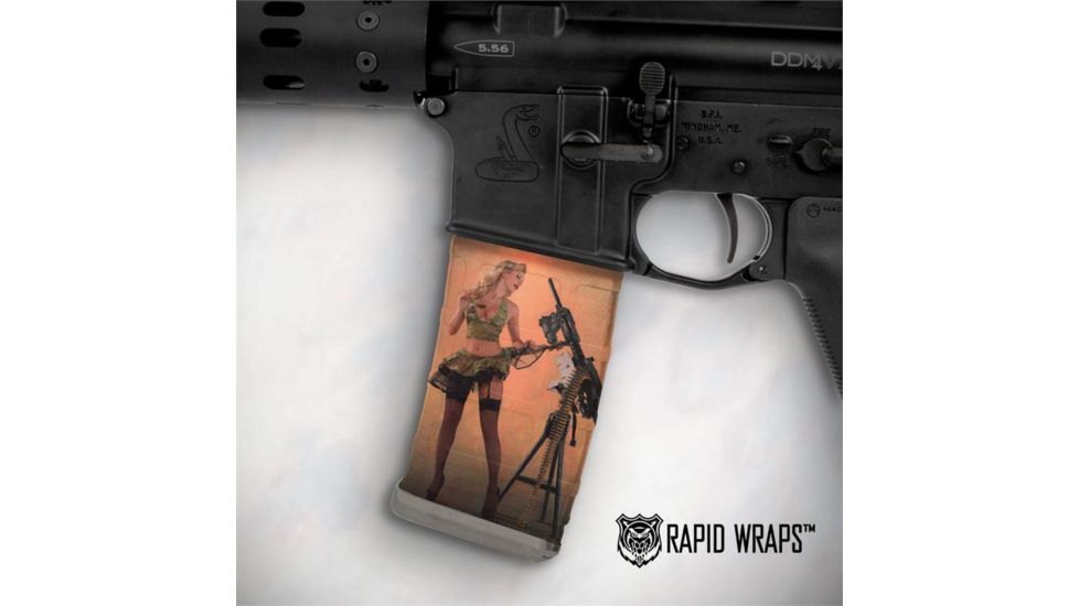US Night Vision Mag Wraps AR Rifle 30-Shot Magazine Hot Shots Calendar 2013, Sam June 021005