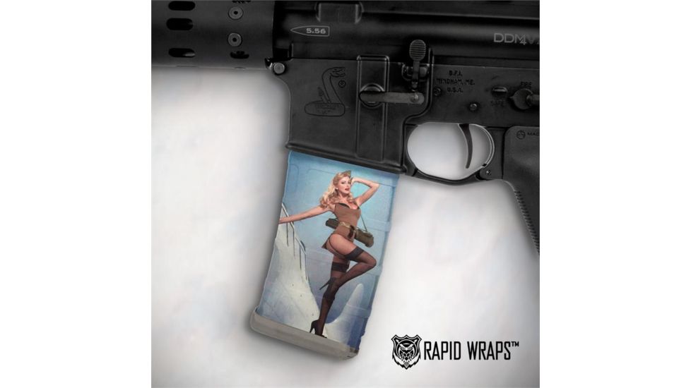 US Night Vision Mag Wraps AR Rifle 30-Shot Magazine Hot Shots Calendar 2013, Sam March 021004