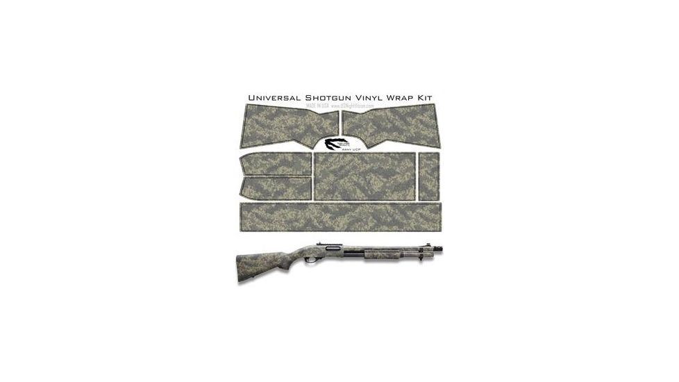 US Night Vision Tiger Stripe Camo Pre-Cut Universal Shotgun Skin Vinyl Wrap, 20x30in, Army UCP 056536