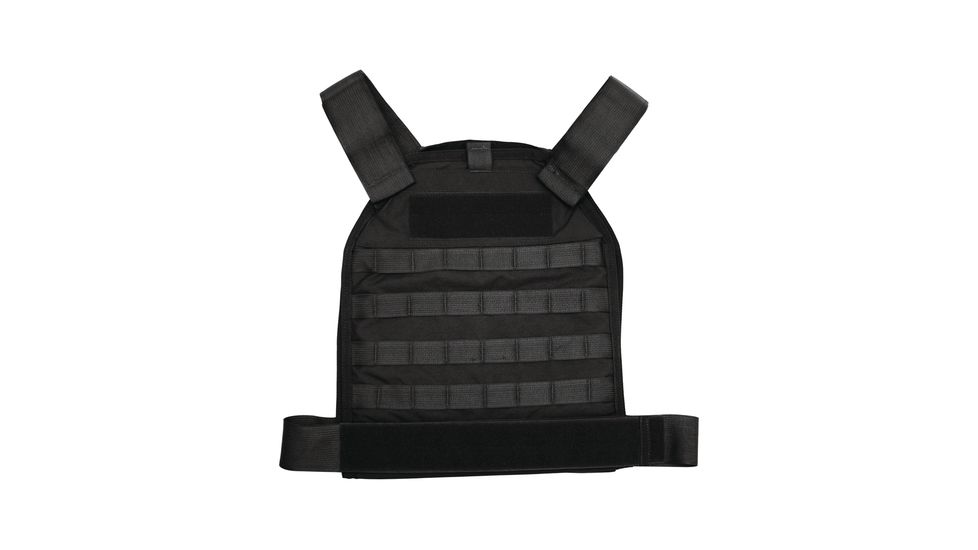 US Palm MOLLE Defender Soft Armor Plate Carrier With Two Level IIIA Soft Armor Panels Large/Standard 10x12.5 Inch Panel Black