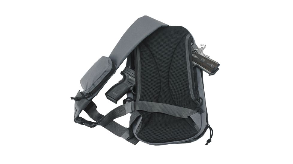 US Peacekeeper EDC Sling Pack - Grey  8.5in x 17in x 5.5in, Gray, 8.5&quot; x 17&quot; x 5.5&quot;, NSN NO, P51320