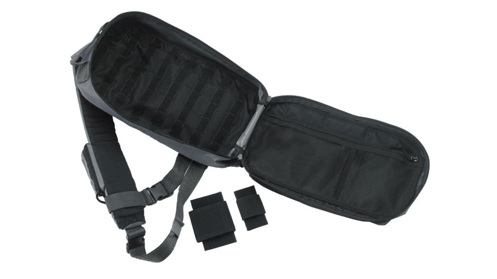 US Peacekeeper EDC Sling Pack - Grey  8.5in x 17in x 5.5in, Gray, 8.5&quot; x 17&quot; x 5.5&quot;, NSN NO, P51320