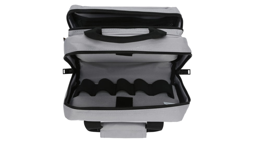 US PeaceKeeper Macro Mini Range Bag, 13.5"x9.5"x3", Ripstop Nylon and 1000 Denier Nylon, Gray, P21301