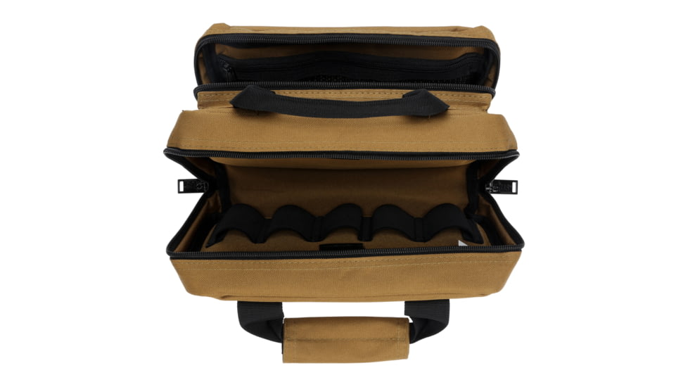 US PeaceKeeper Macro Mini Range Bag, 13.5"x9.5"x3", Ripstop Nylon and 1000 Denier Nylon, Tan, P21309
