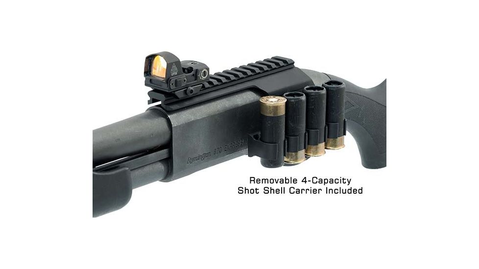 UTG Pro Pro 870 Optic Mount, 12 Gauge, Scope Mount, Black, MT-RM870