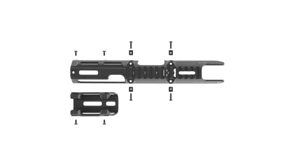 UTG Pro Drop-in Handguard/Clawmount, MP5K, Black, MTU055SSMK