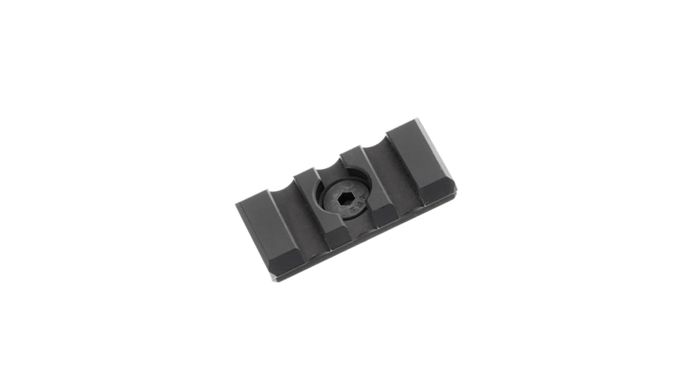 UTG Pro M-LOK 3-Slot Picatinny Rail Section, Black, MTURS10S