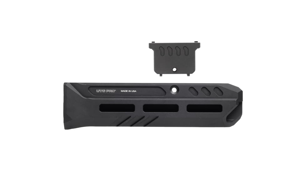 UTG Pro Super Slim M-LOK Forend for Ruger PC Carbine, 8 Slots, Matte Black Anodized 6061-T6 Aluminum, Black, MTU050SSM