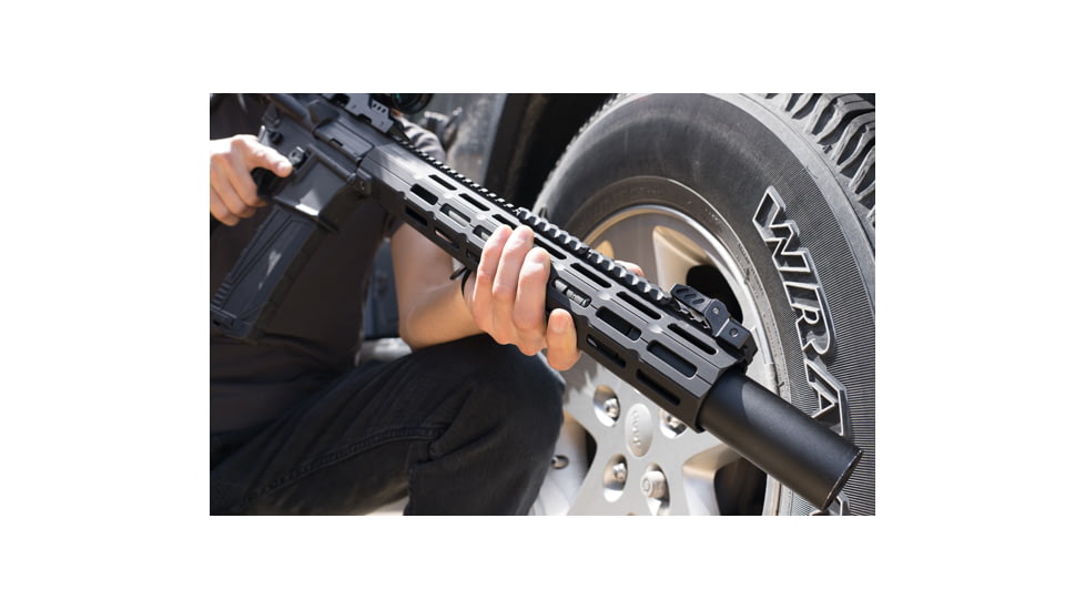 UTG Pro UTG Pro Super Slim SD M-LOK Free Float handguard, 14 in, Black, MTU046XLM