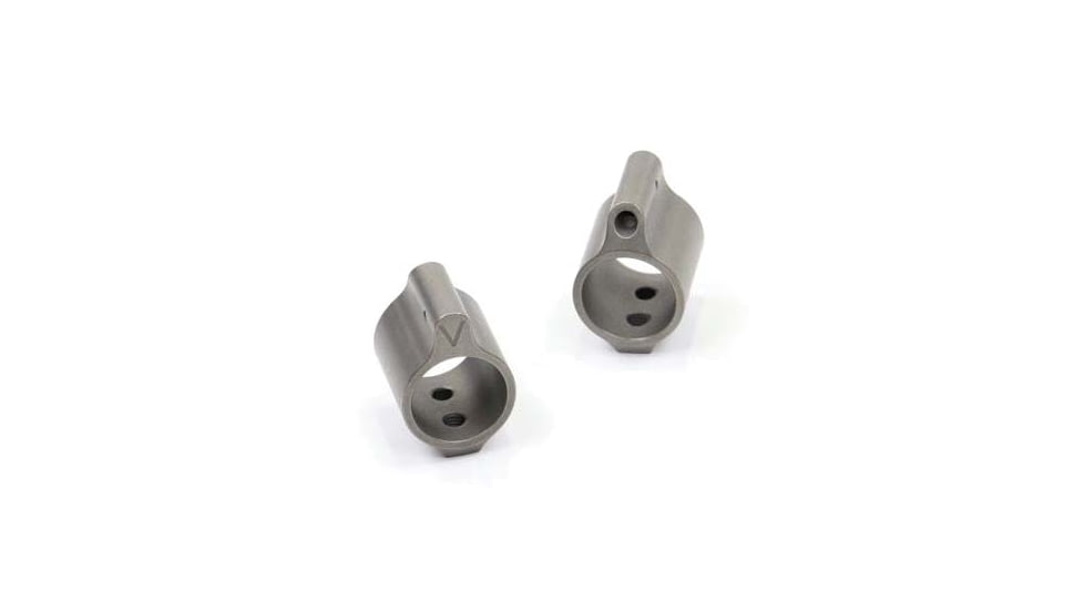 V Seven 17-4 Stainless Gas Block, .625, Raw Ti, S.625