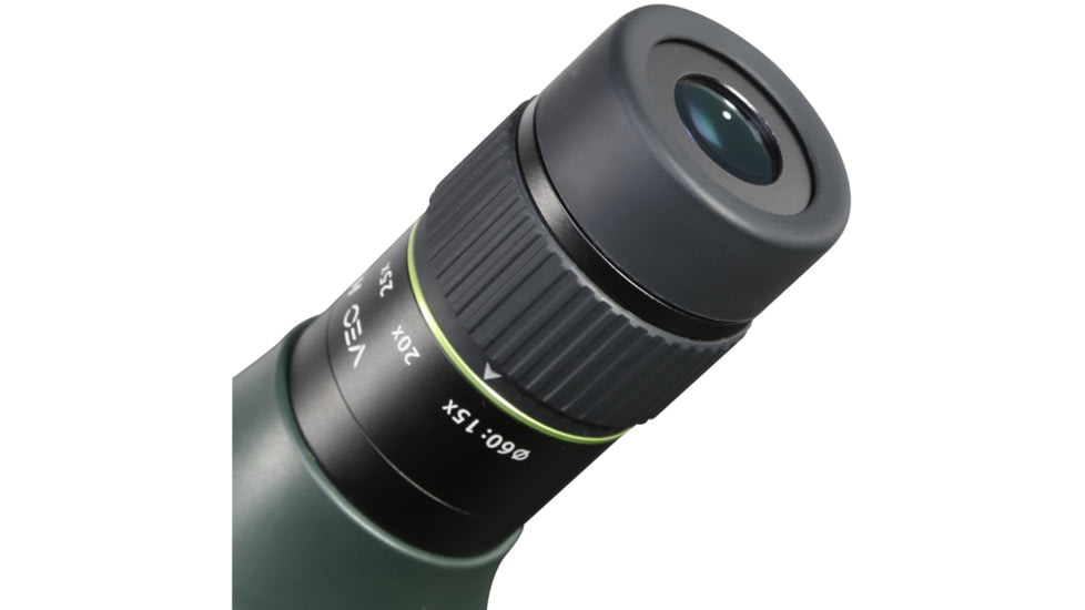 Vanguard 15-45x60 Spotting Scope, BaK4 Roof, Angled, Green, VEO HD 60A