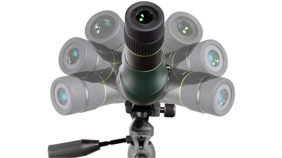 Vanguard 15-45x60 Spotting Scope, BaK4 Roof, Angled, Green, VEO HD 60A