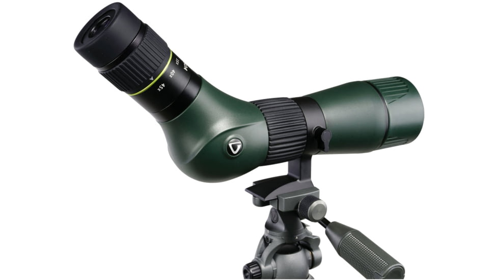 Vanguard 15-45x60 Spotting Scope, BaK4 Roof, Angled, Green, VEO HD 60A