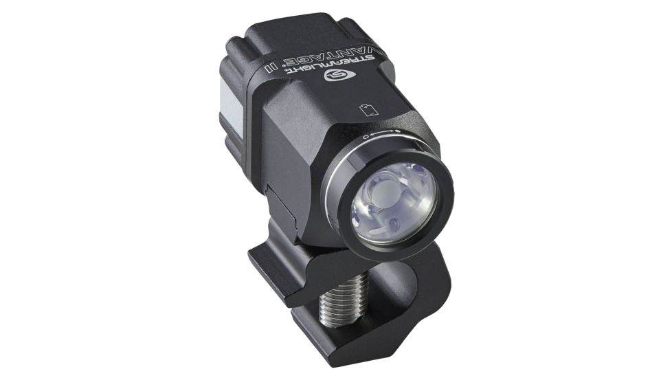 Vantage II Helmet Flashlight, 350 Lumens w/fire helmet mount, CR123A lithium battery
