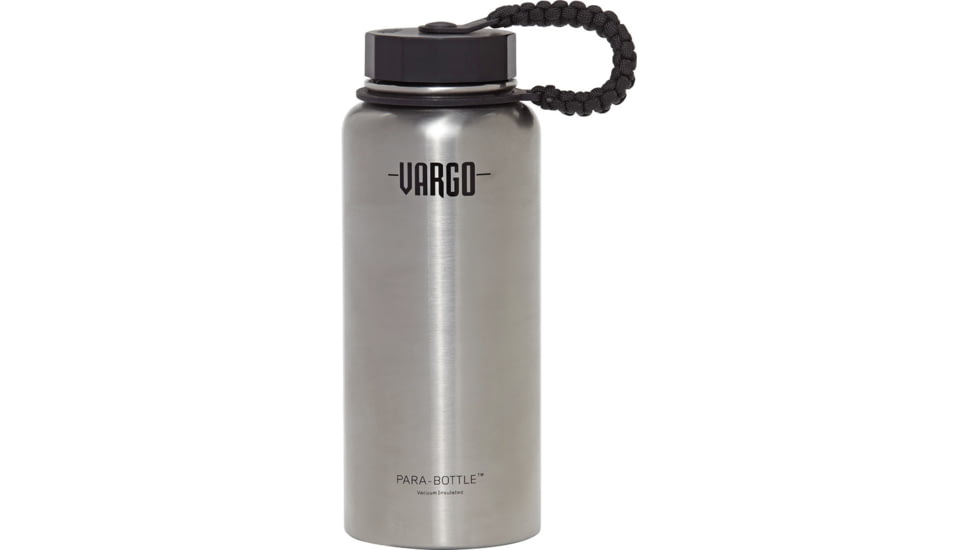 Vargo Para-Bottle Vacuum, 3.6in X 3.6in X 9in, Food Grade SS, 15Oz, 32 Oz Capacity, T-460