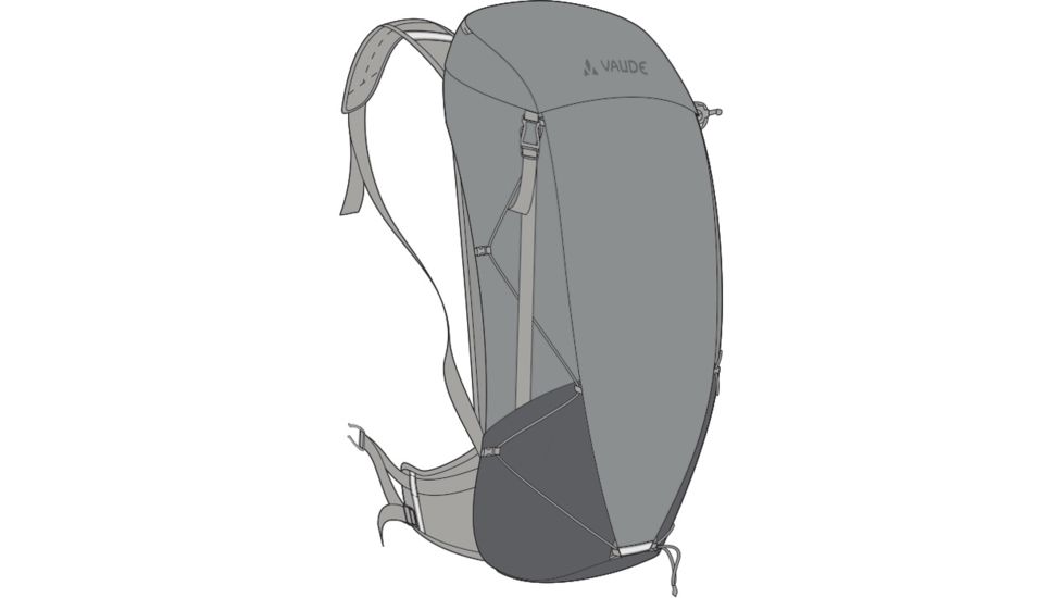 Vaude Citus 16 LW Backpack, Pebbles, 12165-023