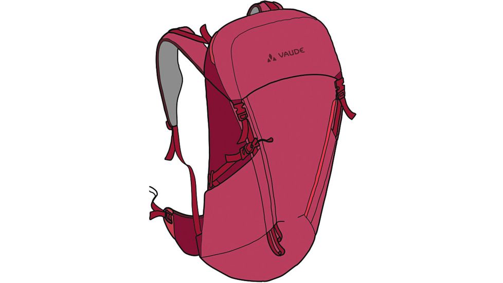 Vaude Womens Prokyon 20 Red Cluster 12743-928