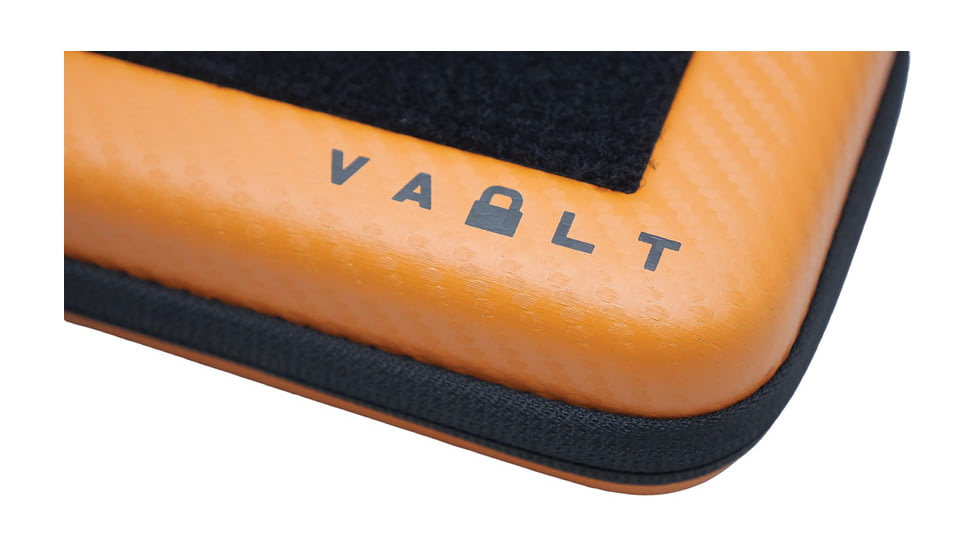 Vault Case Orange Carbon Nano Case, 7in x 4.5in x 2in, Orange Carbon Fiber, VLTNANOORGCBN