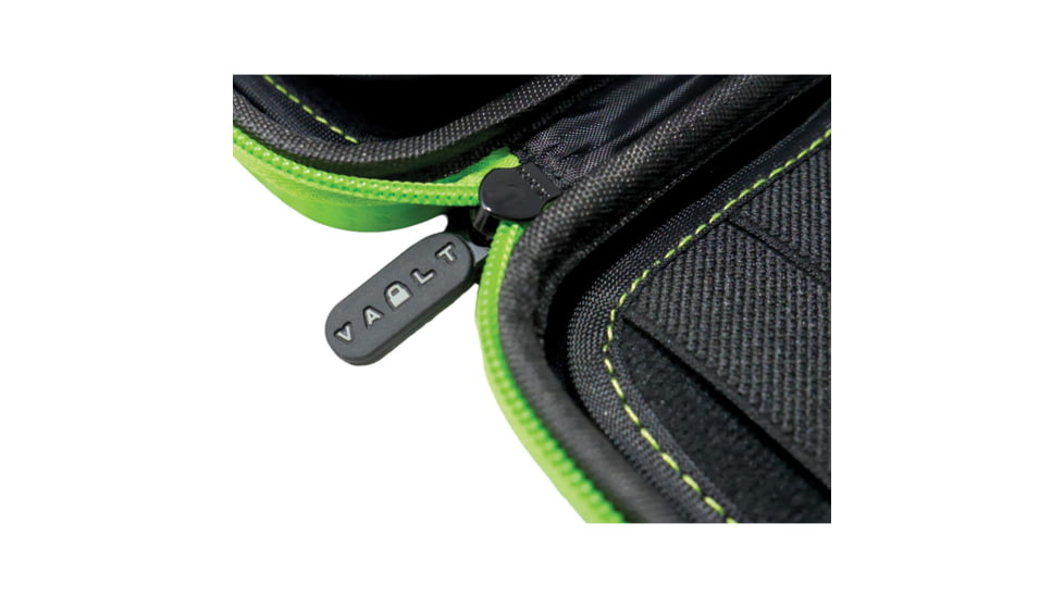 Vault Case Nano Case, 7in x 4.5in x 2in, Green Carbon Fiber Shell, VLTNANOGRNCBN