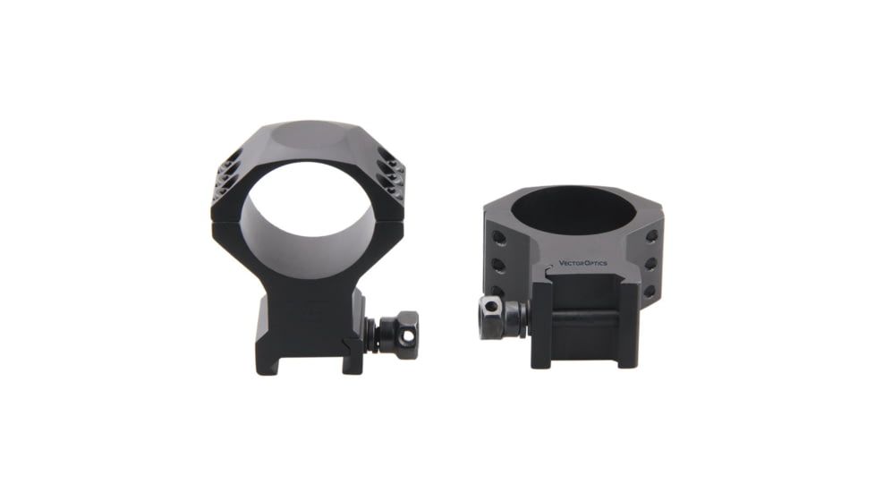 Vector Optics 34mm X-Accu High Profile Picatinny Rings, Black, SCTM-54