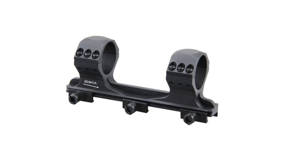 Vector Optics 34mm X-Accu One Piece 20MOA HI Picatinny Mount, Black, SCTM-58