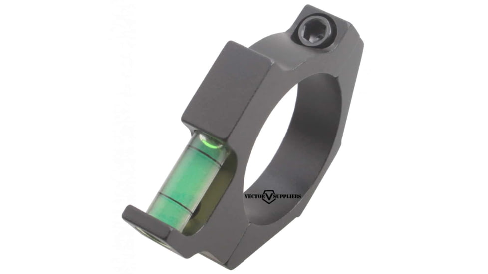 Vector Optics ACD Mount Ring, 25.4mm Tube, 6063-T6, Matte, w/ Offset Level Bubble, Black, SCACD-04