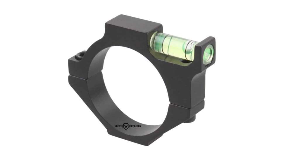 Vector Optics ACD Mount Ring, 25.4mm Tube, 6063-T6, Matte, w/ Offset Level Bubble, Black, SCACD-04