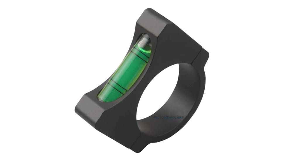 Vector Optics ACD Mount Ring, 35mm Tube, 6063-T6, Matte, w/ Top Level Bubble, Black, SCACD-02