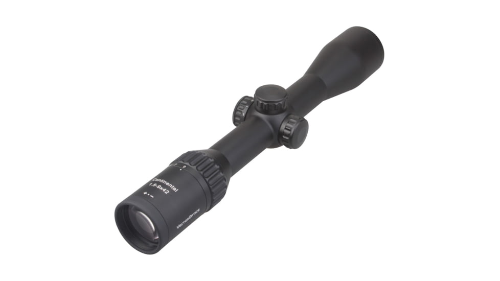 Vector Optics Continental Rifle Scope, 1.5-9x42mm, 30mm Monotube, German 4 Reticle, Black, SCOM-23